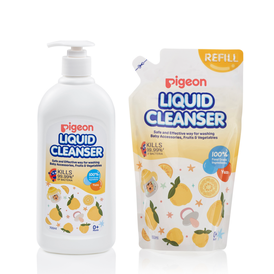 Pigeon Liquid Cleanser Yuzu 700ml + Refill 650ml (PG-79531A)